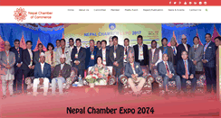 Desktop Screenshot of nepalchamber.org